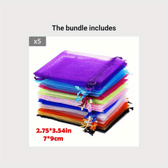 20-30pcs Organza Gift Bag Favor Bag With Drawstring For Wedding Party