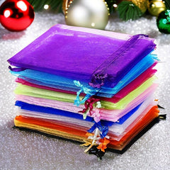 20-30pcs Organza Gift Bag Favor Bag With Drawstring For Wedding Party