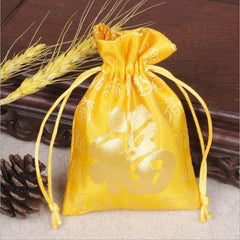 1pc Red Cloth Bag Brocade Pouch Year's Lucky Bag