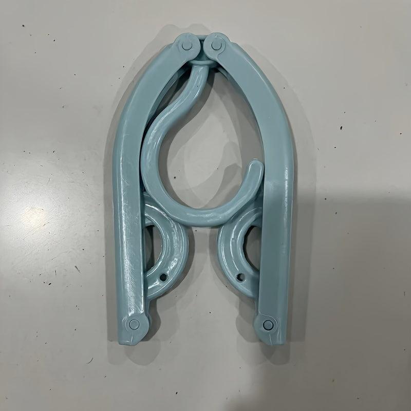 5pcs Folding Clothes Hanger Space Saving Anti Slip
