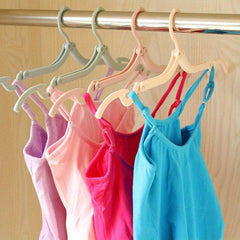 5pcs Folding Clothes Hanger Space Saving Anti Slip