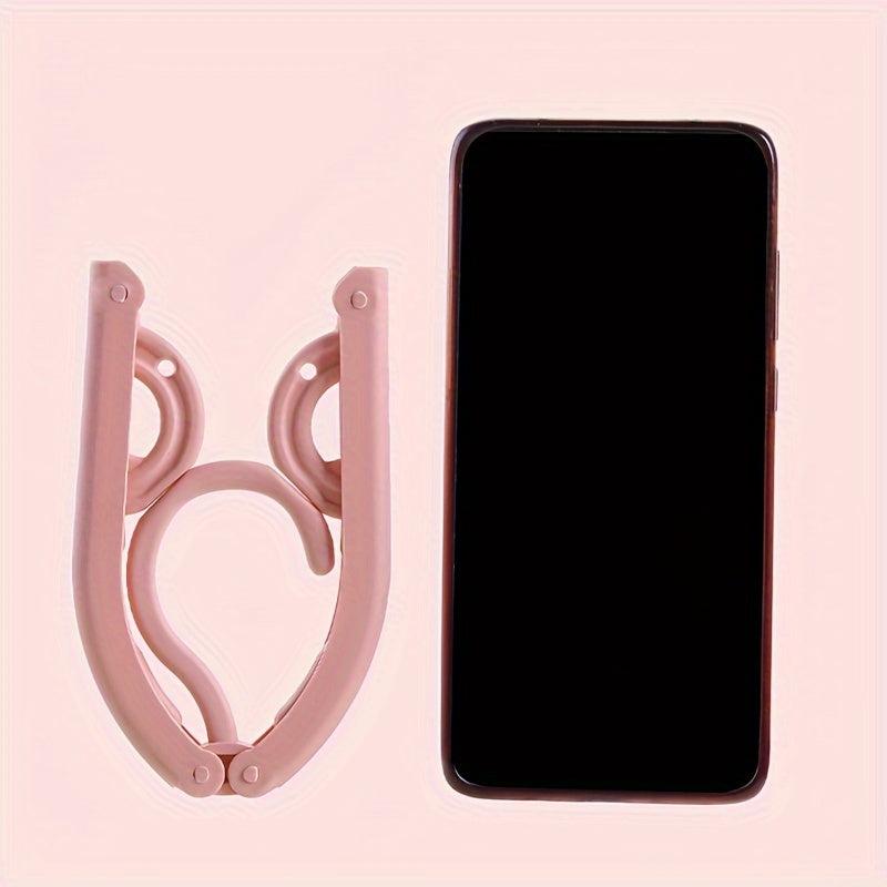 5pcs Folding Clothes Hanger Space Saving Anti Slip