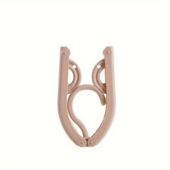 5pcs Folding Clothes Hanger Space Saving Anti Slip