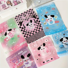 6pcs Cartoon Self-sealing Gift Bags Food Jewelry Stationery Storage