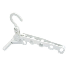 Portable Travel Clothes Hanger with Five-hole Hook