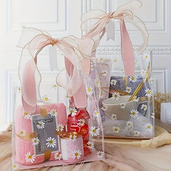Lovely Daisy Print PVC Bag Wedding Gift Bag Shopping Bags Party Bags