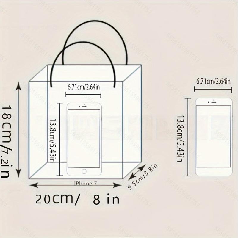 Lovely Daisy Print PVC Bag Wedding Gift Bag Shopping Bags Party Bags