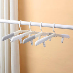 3pcs Travel Folding Hanger w/ Clamp Portable Business Drying Hanger