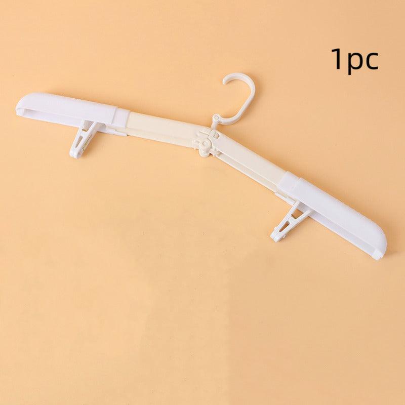 3pcs Travel Folding Hanger w/ Clamp Portable Business Drying Hanger