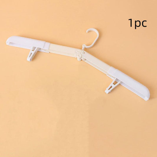 3pcs Travel Folding Hanger w/ Clamp Portable Business Drying Hanger
