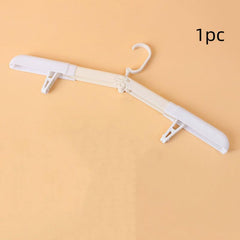 3pcs Travel Folding Hanger w/ Clamp Portable Business Drying Hanger