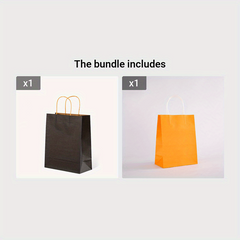3pcs Colorful Paper Bag Totes
