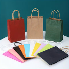 3pcs Colorful Paper Bag Totes