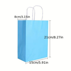 3pcs Colorful Paper Bag Totes