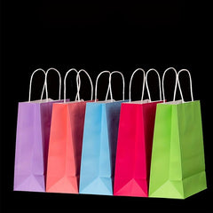 3pcs Colorful Paper Bag Totes