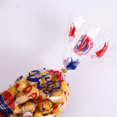 50pcs Cellophane Bags for Independence Sports Event Party Supplies
