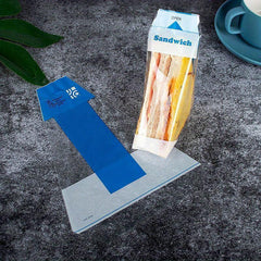 100pcs Transparent Sandwich Wrapping Paper Easy To Tear Packaging Bag
