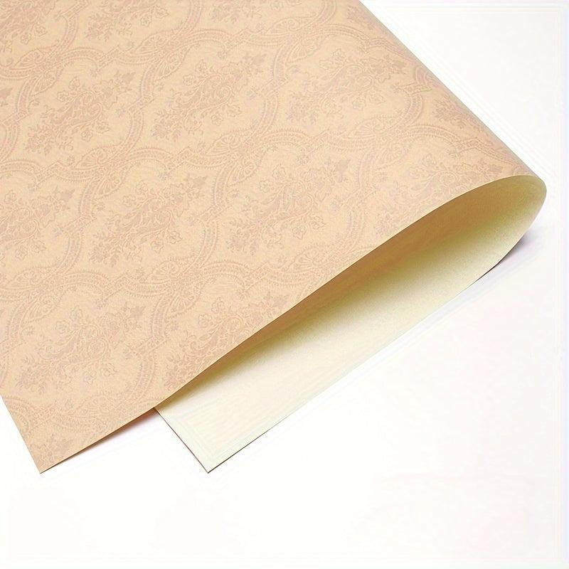 10pcs Vintage Floral Paper Retro For Flower Packaging
