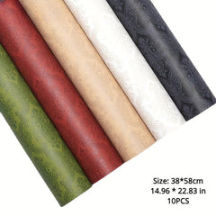 10pcs Vintage Floral Paper Retro For Flower Packaging