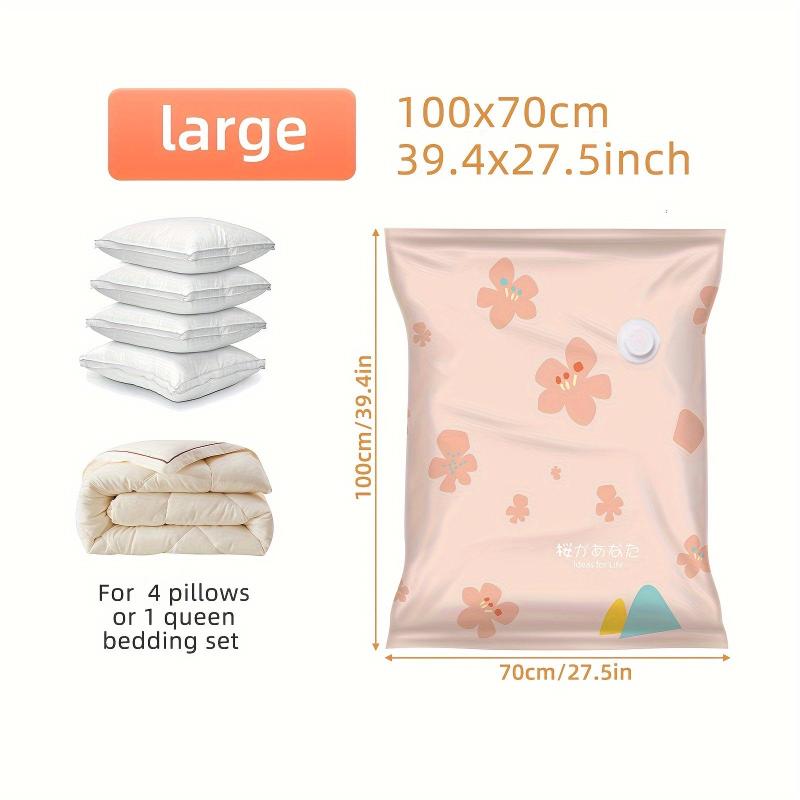 Space Saving Vacuum Compression Bag for Clothes Quilts Jackets