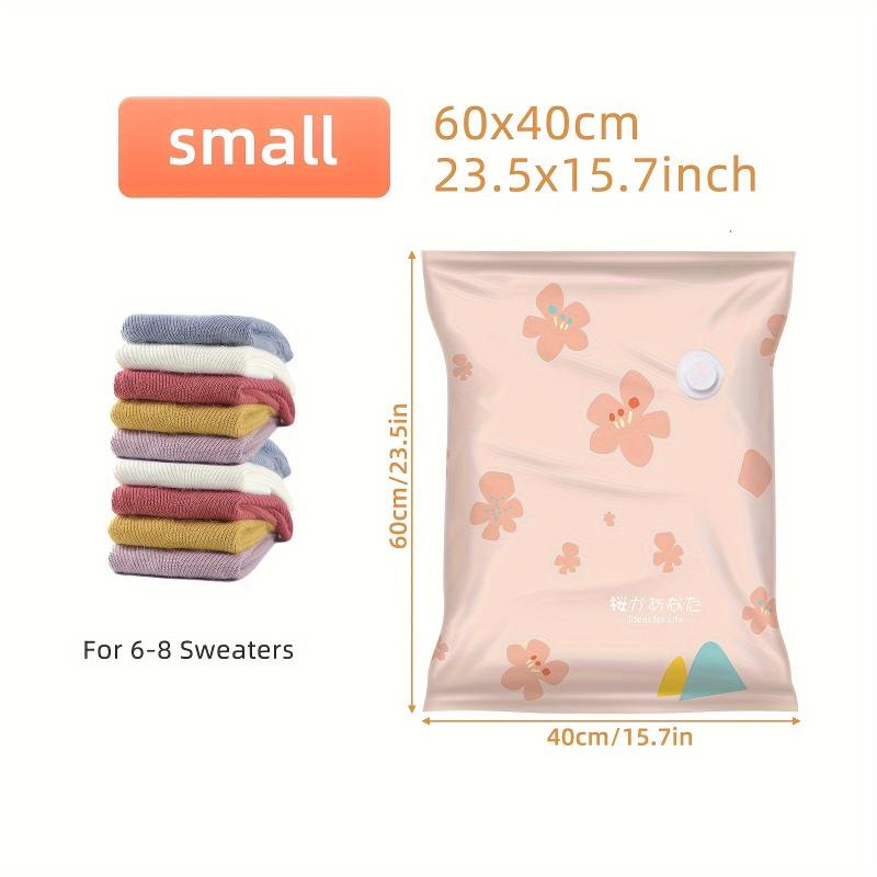 Space Saving Vacuum Compression Bag for Clothes Quilts Jackets