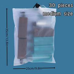50pcs Shirt Packaging Bags Set Sealed Polyester & Plastic Bags w/Ventilation Hol