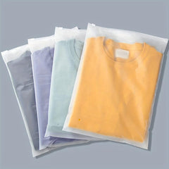 50pcs Shirt Packaging Bags Set Sealed Polyester & Plastic Bags w/Ventilation Hol