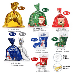 30 Christmas Gift Bags - Perfect for Spreading Holiday Cheer