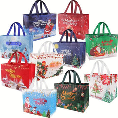 8pcs Christmas Gift Bags Non Woven Christmas Bags