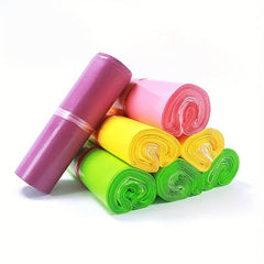 50pcs Waterproof Multicolor Courier Bags Thicker PE Material