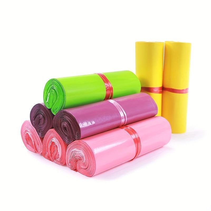 50pcs Waterproof Multicolor Courier Bags Thicker PE Material