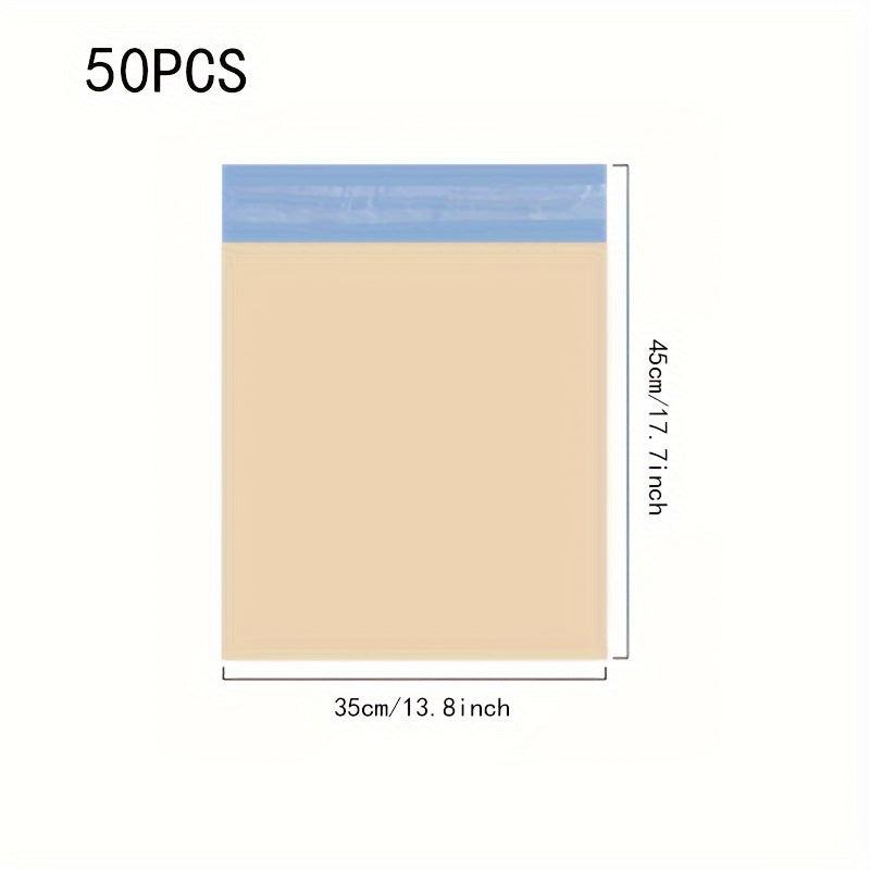 50pcs Waterproof Plastic Express Bags Self Adhesive Sealed Mailing Envelopes