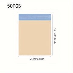 50pcs Waterproof Plastic Express Bags Self Adhesive Sealed Mailing Envelopes