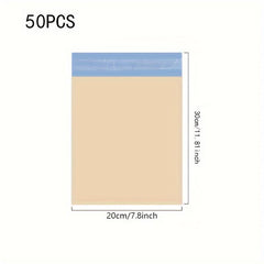 50pcs Waterproof Plastic Express Bags Self Adhesive Sealed Mailing Envelopes