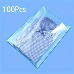 100pcs Large Self Sealing Cellophane Bags Clear Plastic Packing Bag