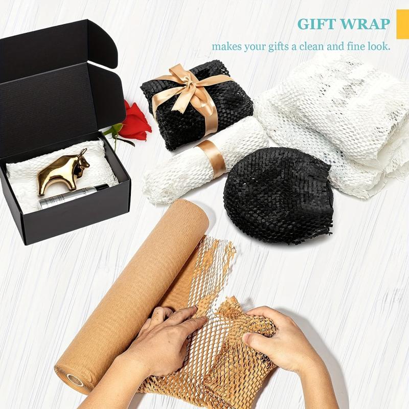 10m Honeycomb Packaging Paper Roll for Mobile Transportation and Gift Packaging