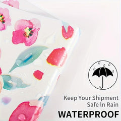 25 50pcs Christmas Flower Patterns Waterproof Packaging