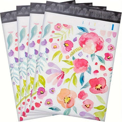 25 50pcs Christmas Flower Patterns Waterproof Packaging