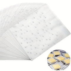 100pcs Polka Dot Self Adhesive Cookie Bags for Cookies and Candy