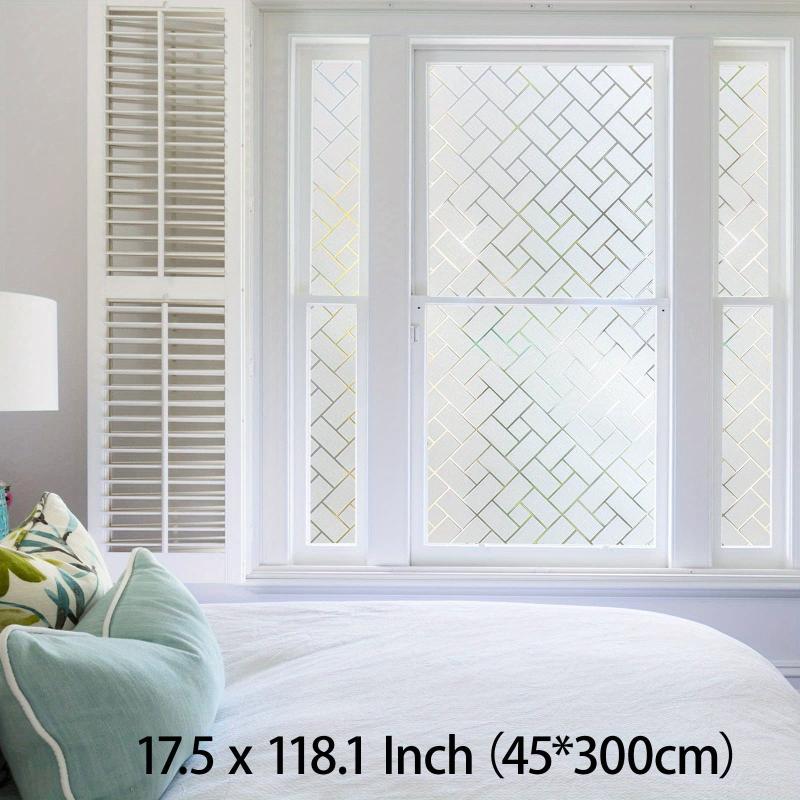 Frosted Privacy Window Film Heat Control UV Blocking for Home Office
