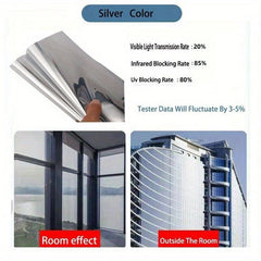 Privacy Heat Reduction Film Solar Control Glass Sticker