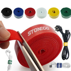 Cable Straps Hook and Loop Fastening Tape for Wire Organization