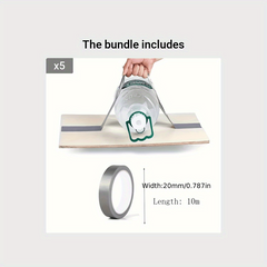 Silvery Single-sided Cloth Tape Waterproof Strong Thickening Carpet Repair Tape