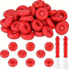 30pcs Caulk Saver Cap Caulking Tube Covers Red
