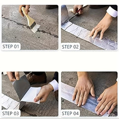 Weather Resistant Butyl Rubber Tape Seal Aluminum Foil Repair