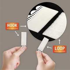 12 Pair 24 Strips Large Picture Hanging Strips Heavy Duty Removable Hook And Loo