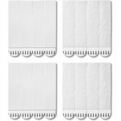 12 Pair 24 Strips Large Picture Hanging Strips Heavy Duty Removable Hook And Loo