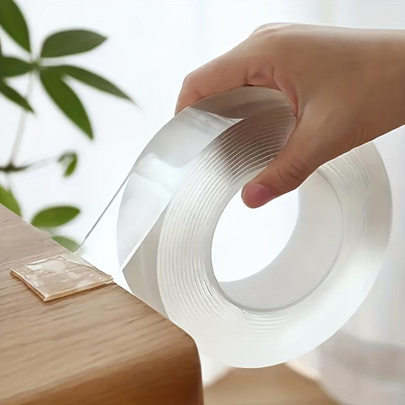 28FT Heavy Duty Double Sided Tape Strong Transparent for Posters Carpets