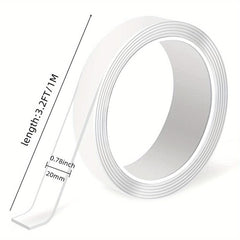 28FT Heavy Duty Double Sided Tape Strong Transparent for Posters Carpets
