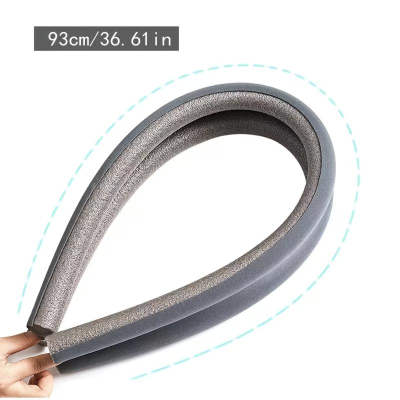 Adjustable Door Draft Stopper Twin Door Draft Noise Blocker 92-96 Cm